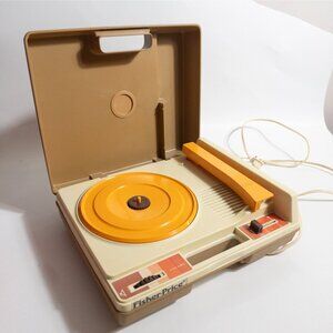 Vintage Fisher-Price Kids Record Player 1978 Model  Plays Records